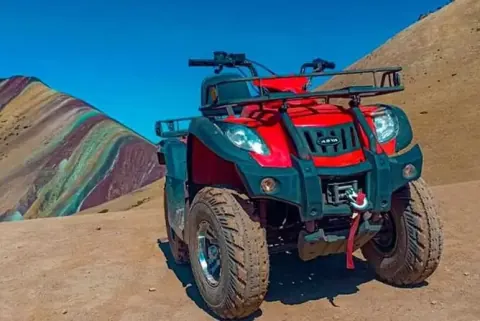 Regenbogenberg Vinicunca und Red Valley mit dem ATV